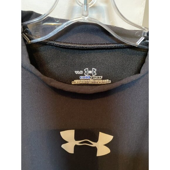 Under Armour Youth Boys Long Sleeve Cold Gear Fitted Shirt Size Large - Picture 5 of 6